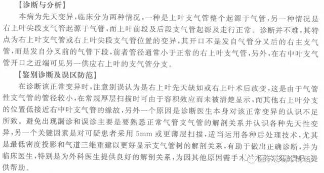 【病例】气管性支气管1例CT