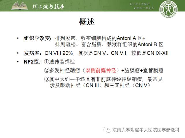 【PPT】颅神经神经鞘瘤：影像学诊断方法