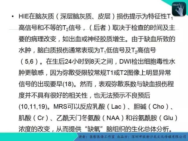 【PPT】新生儿缺氧缺血性脑病多模态影像学表现