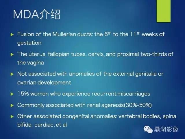 【PPT】苗勒氏管畸形的影像学诊断
