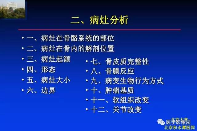 【PPT】骨肿瘤影像分析方法和诊断思路
