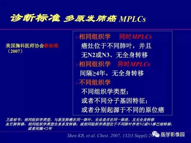【PPT】肺癌影像诊断及进展