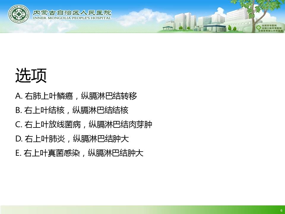 【病例】肺炎伴纵隔淋巴结肿大1例CT