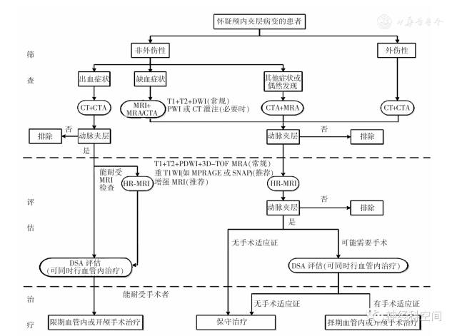 颅内动脉夹层的影像学诊断中国专家共识 颅内动脉夹层的影像学诊断中国专家共识