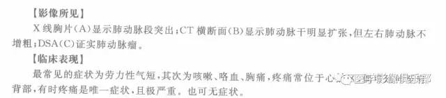 【病例】肺动脉瘤1例CT影像表现