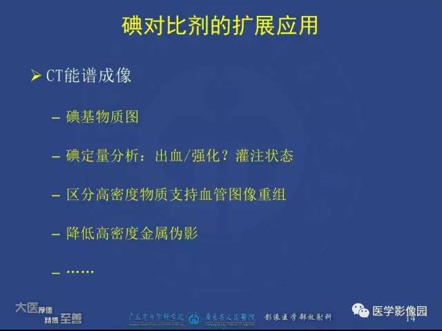 【PPT】对比剂安全与规范使用
