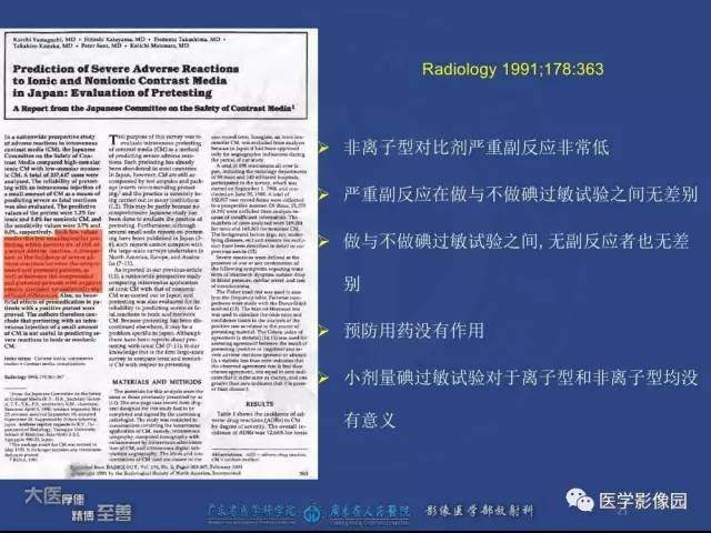【PPT】对比剂安全与规范使用