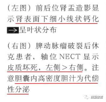 “肾皮/髓质钙质沉着症”的鉴别诊断