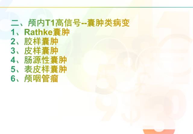 【PPT】颅内T1高信号疾病解读