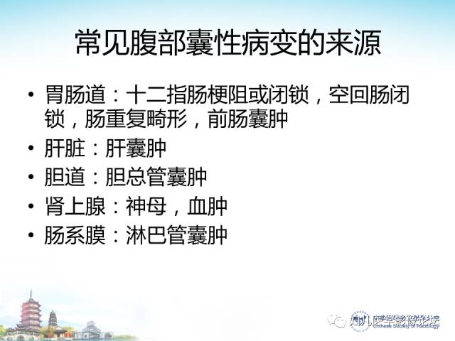 【PPT】胎儿腹部常见囊性病变的MRI诊断及鉴别