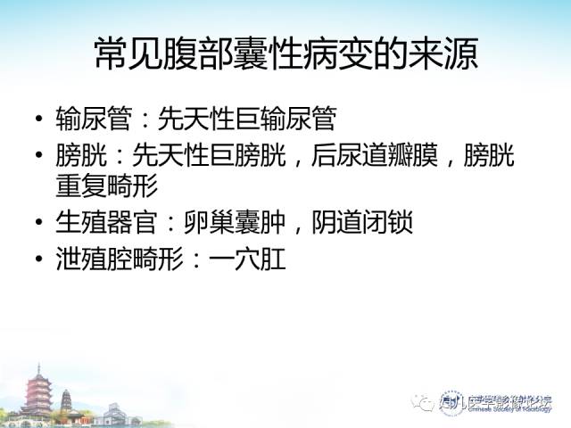 【PPT】胎儿腹部常见囊性病变的MRI诊断及鉴别
