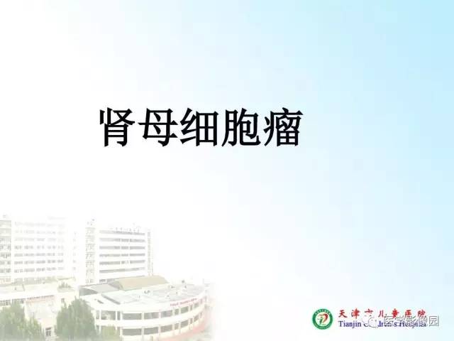 【PPT】小儿腹部肿瘤影像与病理对照