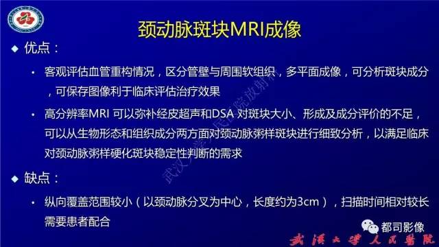 【PPT】高分辨率MRI在颈动脉粥样硬化斑块中的临床应用
