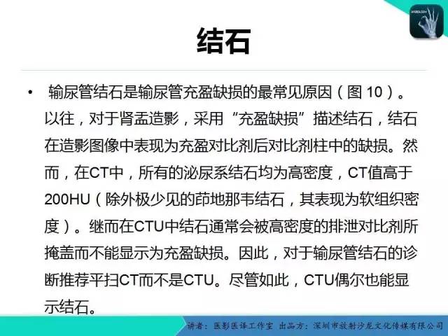 【PPT】​CT尿路造影对输尿管疾病的评价