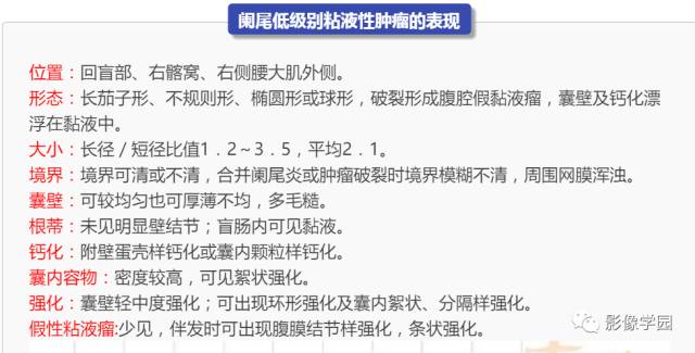 【病例】阑尾粘液性肿瘤2例影像诊断与鉴别