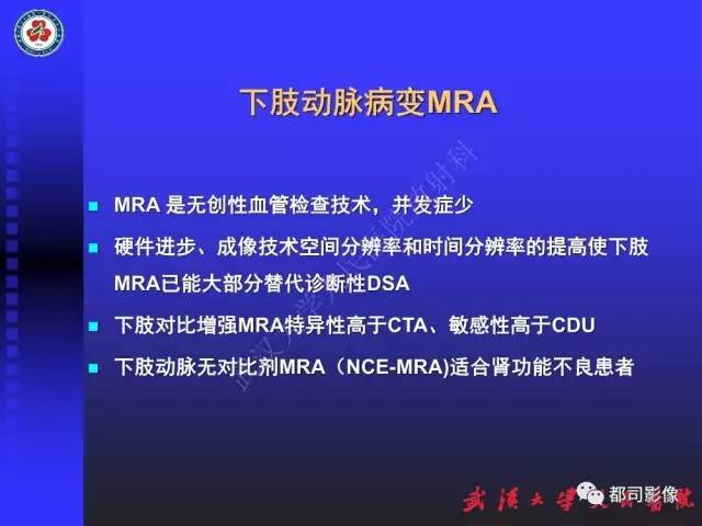 【PPT】下肢血管性病变CTA和MRA