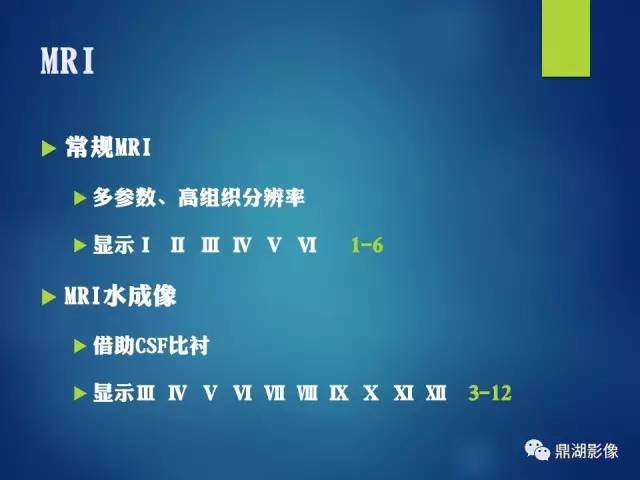【PPT】12对颅神经影像检查