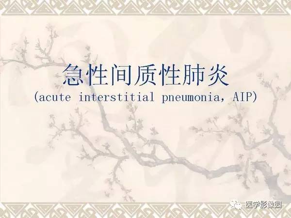 【PPT】急性间质性肺炎