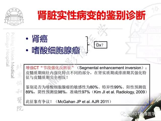【PPT】肾实质常见肿瘤性病变的影像学诊断