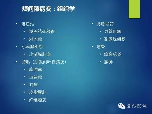 【PPT】颊间隙影像学解剖与病变的诊断