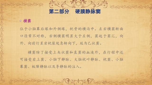 【PPT】脑静脉系统解剖