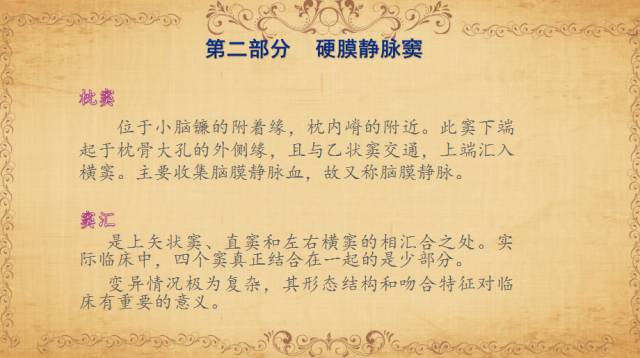 【PPT】脑静脉系统解剖
