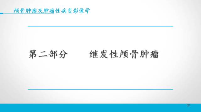 【PPT】颅骨肿瘤及肿瘤性病变影像学详解