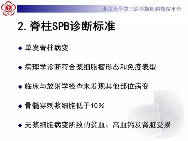 【病例】脊柱孤立性浆细胞瘤1例CT/MR影像表现