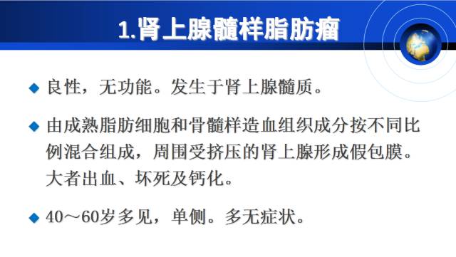 【PPT】肾上腺少见疾病的影像诊断