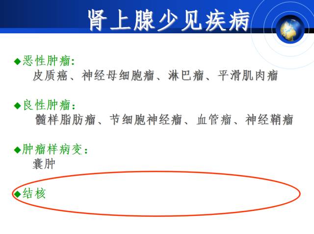 【PPT】肾上腺少见疾病的影像诊断