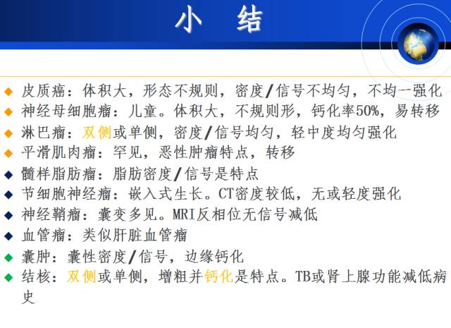 【PPT】肾上腺少见疾病的影像诊断