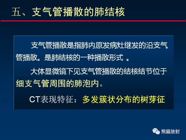 【PPT】肺结核的基础CT表现