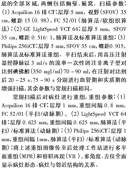 薄壁囊腔型肺癌与薄壁空洞性肺结核的MDCT表现鉴别诊断研究 薄壁囊腔型肺癌与薄壁空洞性肺结核的MDCT表现鉴别诊断研究