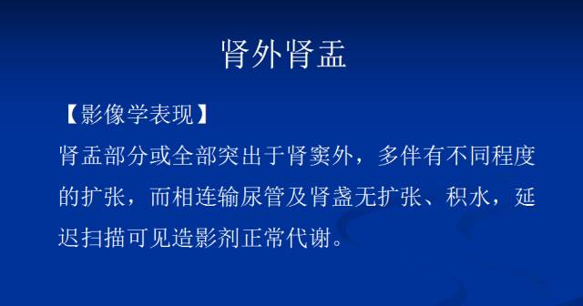 【PPT】泌尿系先天性发育异常的CT诊断