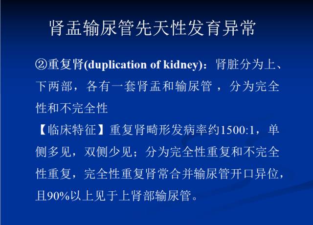 【PPT】泌尿系先天性发育异常的CT诊断