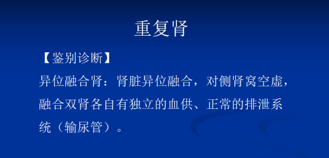 【PPT】泌尿系先天性发育异常的CT诊断