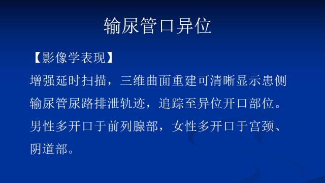 【PPT】泌尿系先天性发育异常的CT诊断