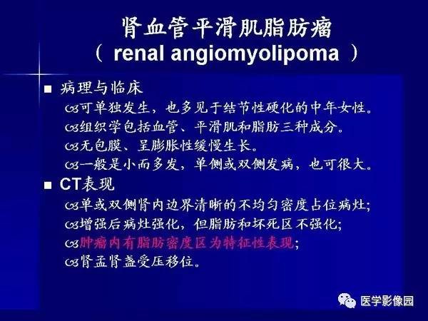 【PPT】肾脏常见病变的CT诊断