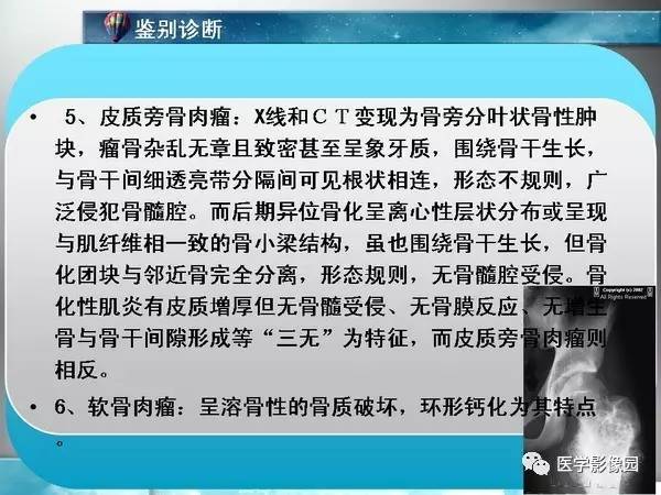 【PPT】骨化性肌炎的影像学诊断