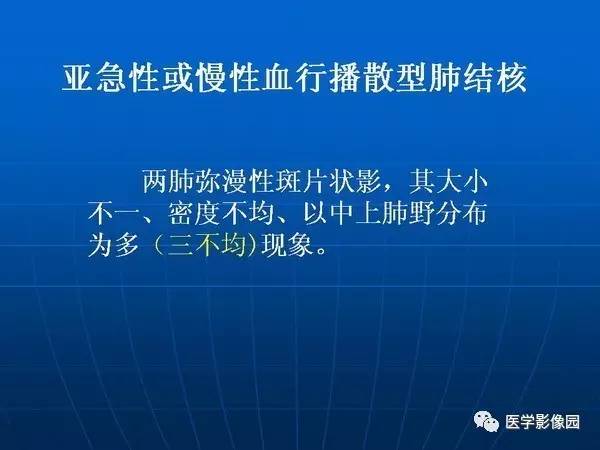 【PPT】各型肺结核的典型影像表现
