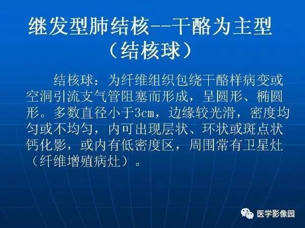 【PPT】各型肺结核的典型影像表现