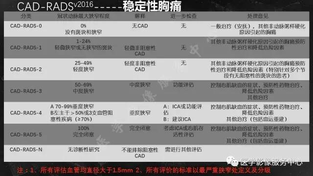 【PPT】CAD-RADS冠状动脉CTA模板