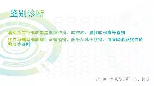 【PPT】中枢血管母细胞瘤的影像表现及鉴别诊断