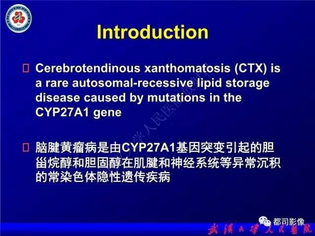【PPT】脑腱黄瘤病影像诊断