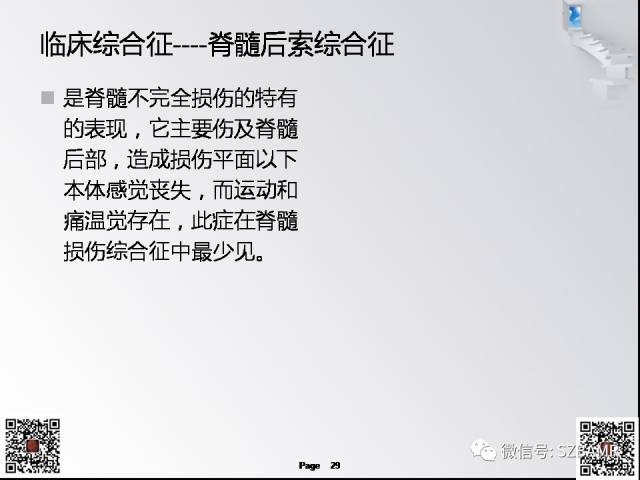 【PPT】脊髓的解剖与临床综合征
