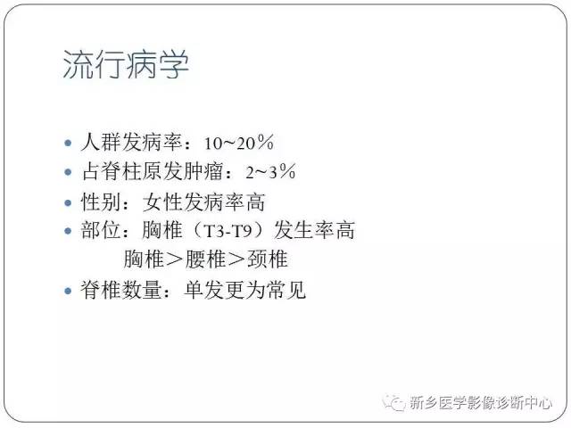 【PPT】椎体血管瘤的影像表现和鉴别