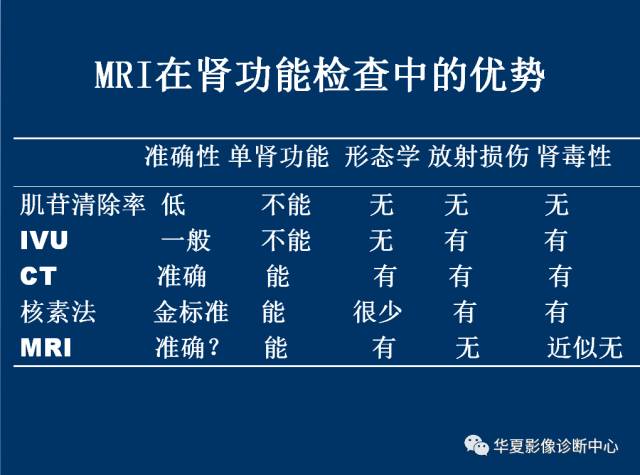 【PPT】磁共振成像（MRI）在肾功能检查中的应用