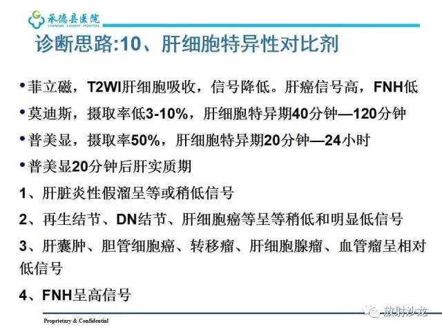 【PPT】肝脏常见占位性病变影像表现及诊断思路