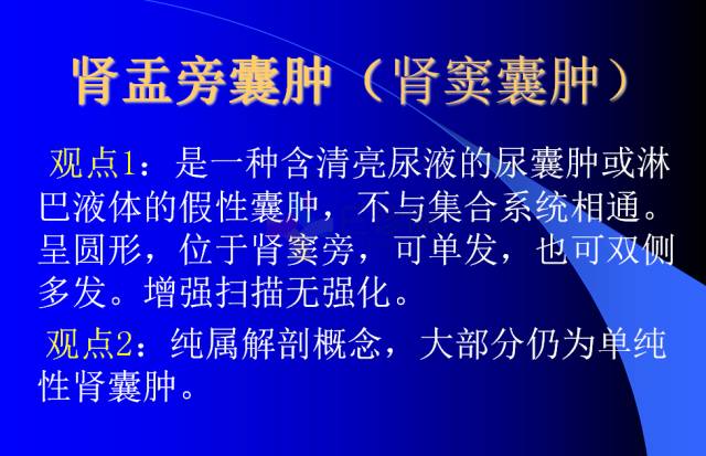 【PPT】肾脏囊性病变的CT诊断