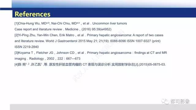 【PPT】肝脏血管肉瘤影像诊断